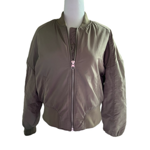 Happily Grey Bomber Jacket- New